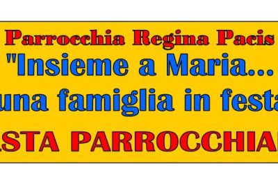 Avvisi della settimana dal 29 agosto – Regina Pacis