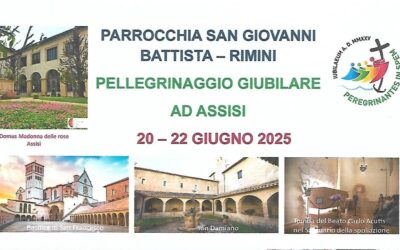 Pellegrinaggio Giubilare ad Assisi- Zona Pastorale Flaminia – dal 20 al 22 giugno 2025